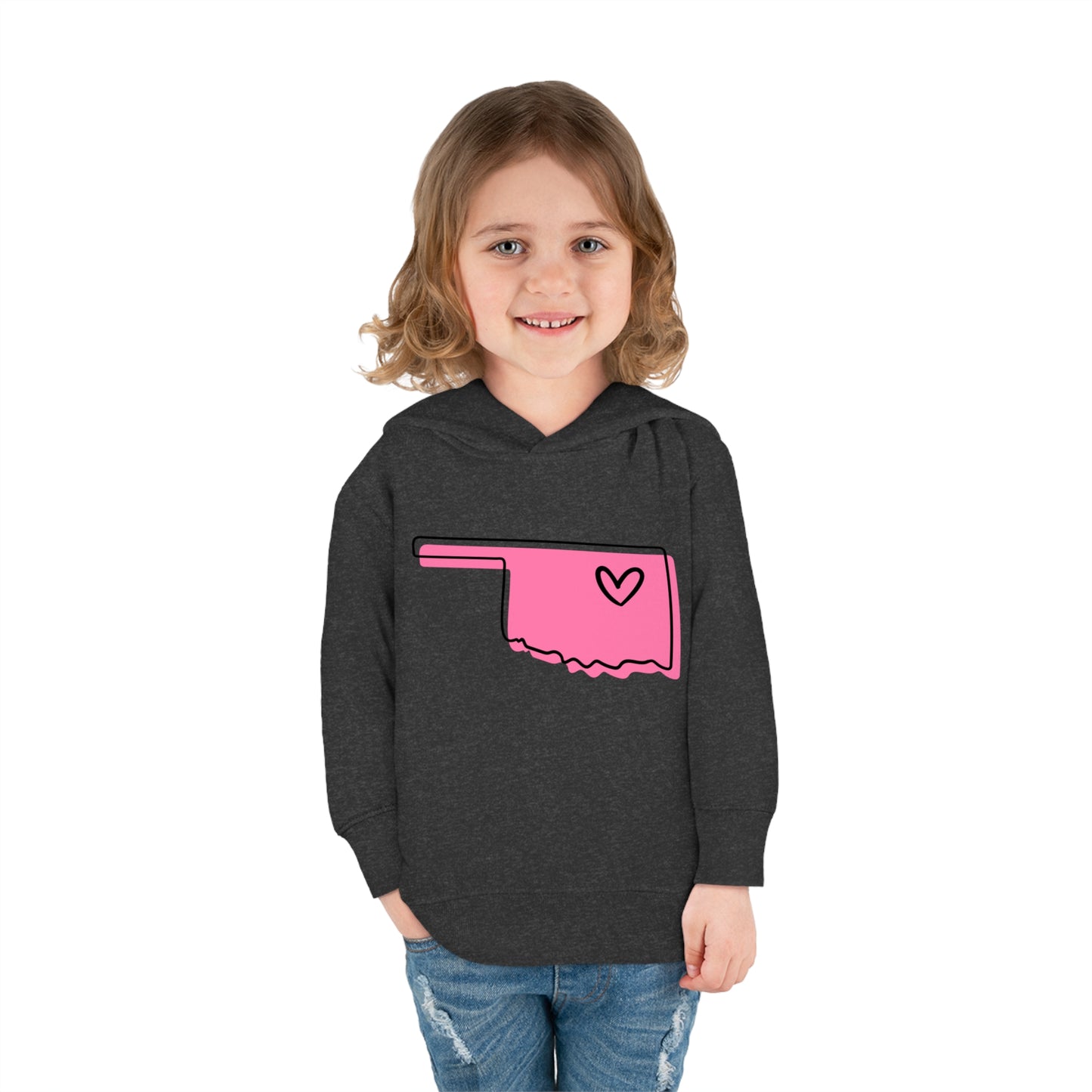 "Oklahoma Love" Kid's Fleece Hoodie (Sz 2T-6)
