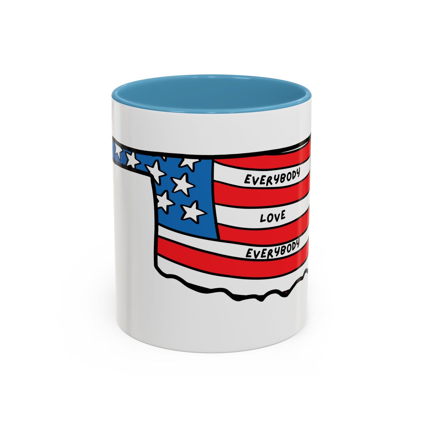 "Everybody Love Everybody" Oklahoma Edition - Accent Coffee Mug