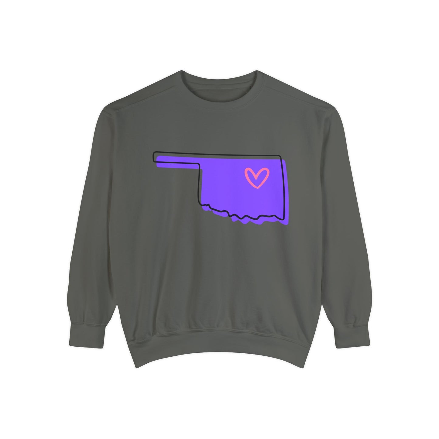 "Oklahoma Love" Comfort Colors Sweatshirt