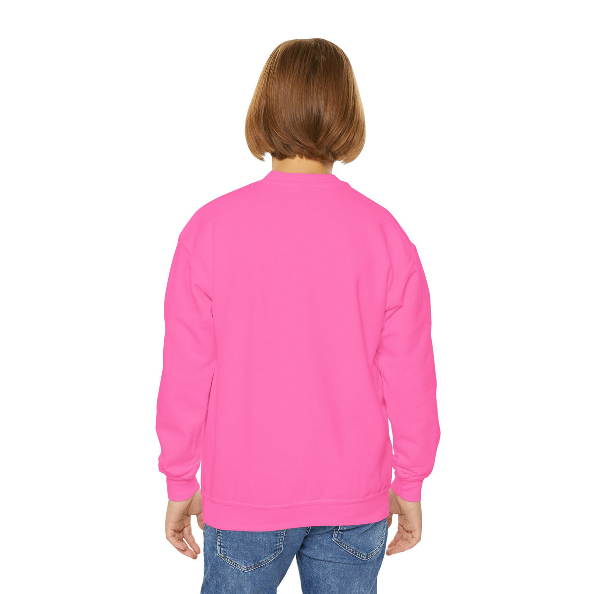 "Everybody Love Everybody" - Youth Crewneck Sweatshirt - Pink