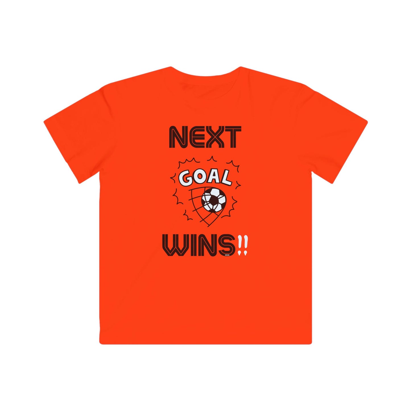 "Next Goal Wins" Kid's T-Shirt - Orange