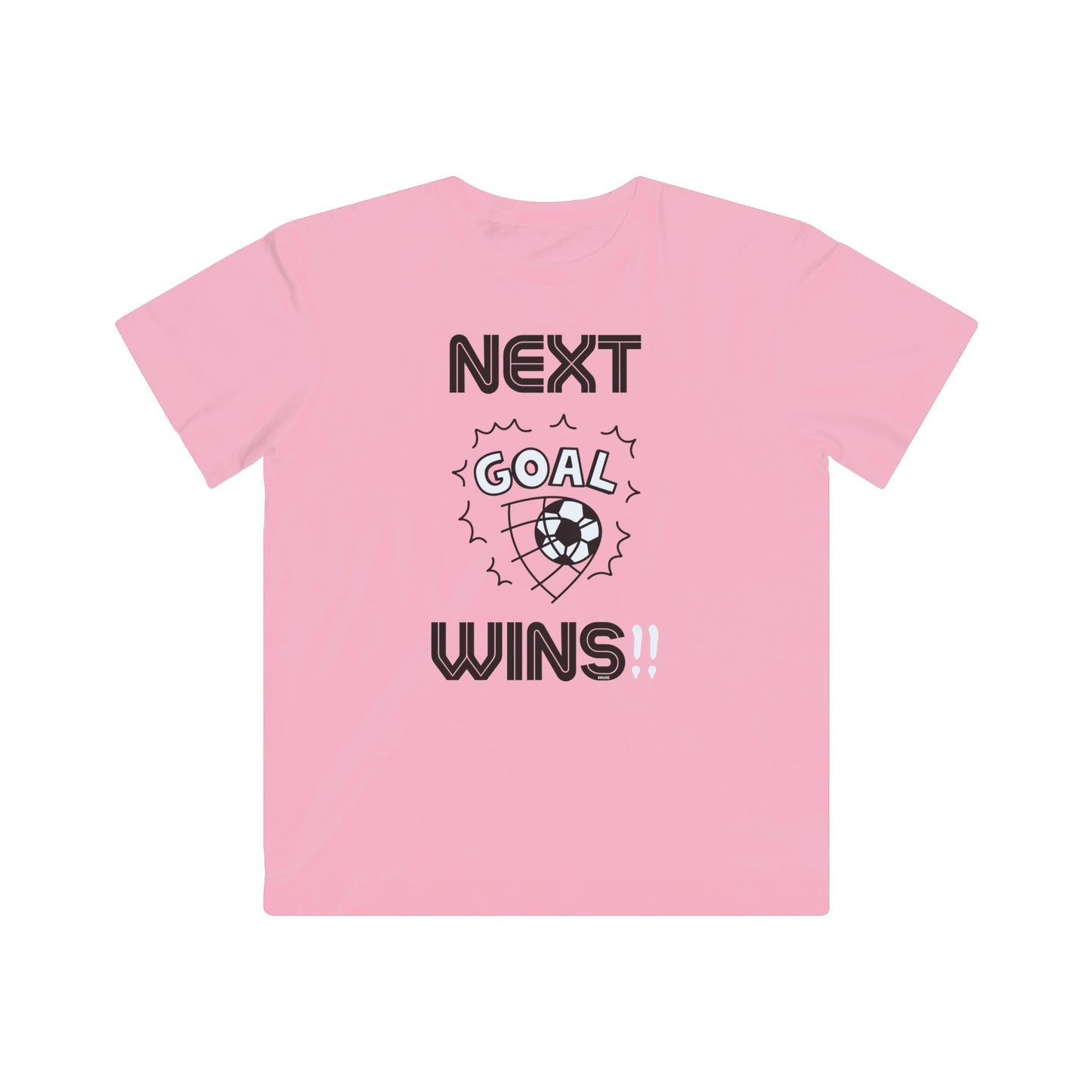"Next Goal Wins" Kid's T-Shirt - Pink