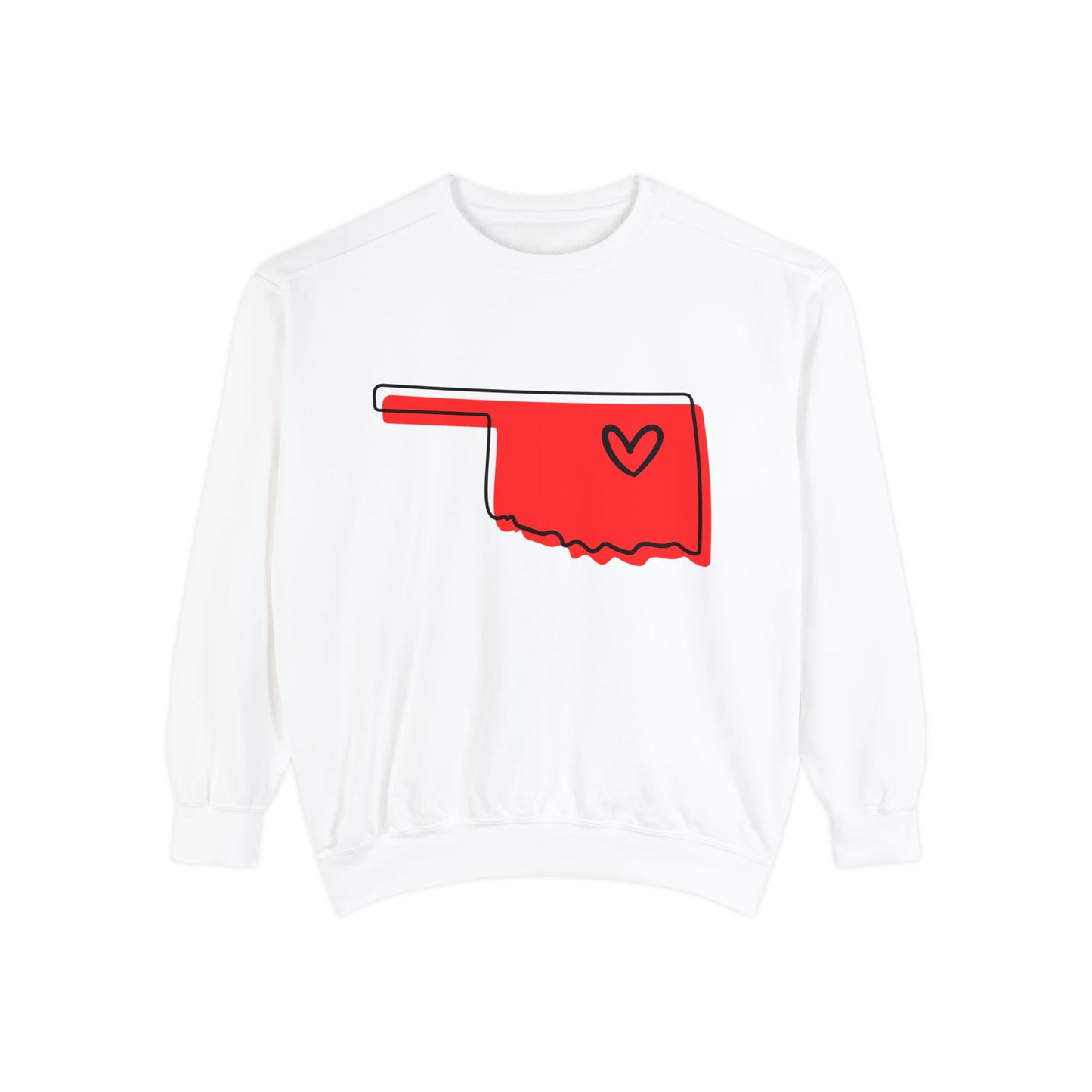 "Oklahoma Love" Comfort Colors Sweatshirt