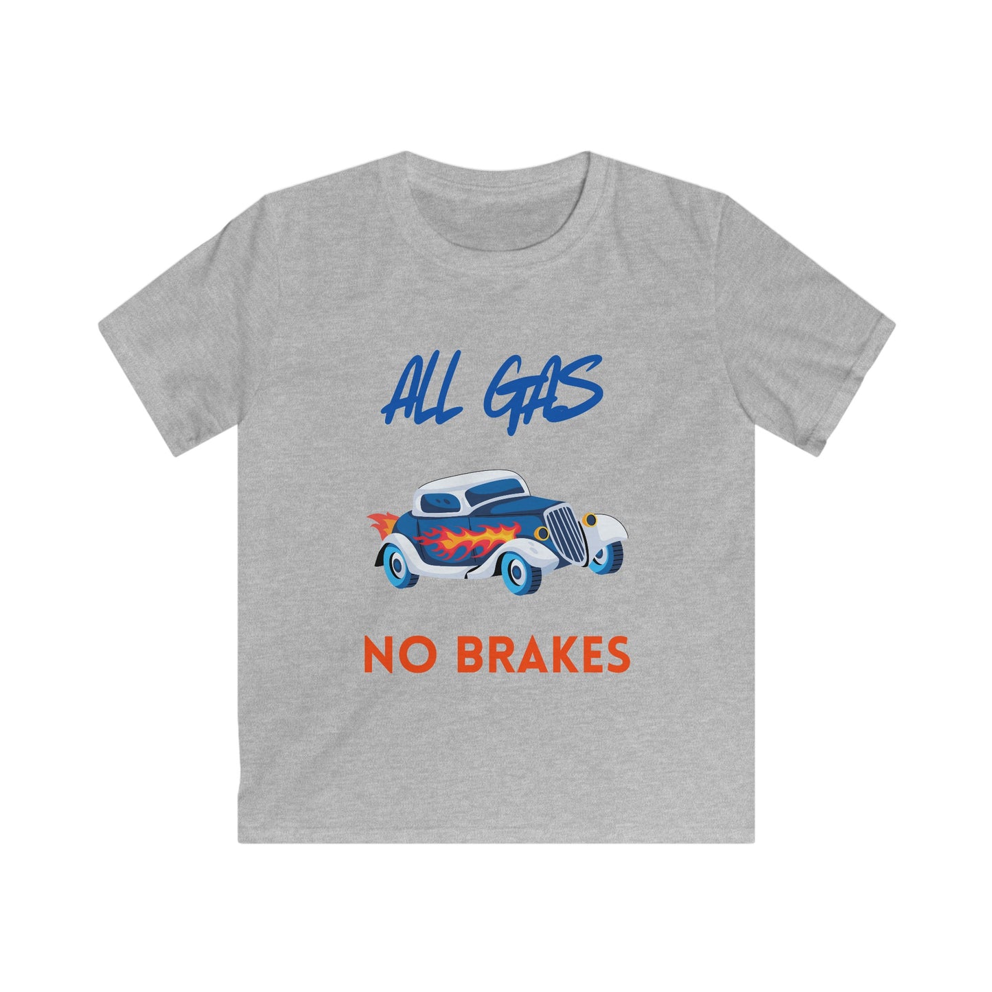 "All Gas, No Brakes" Kid's T-Shirt