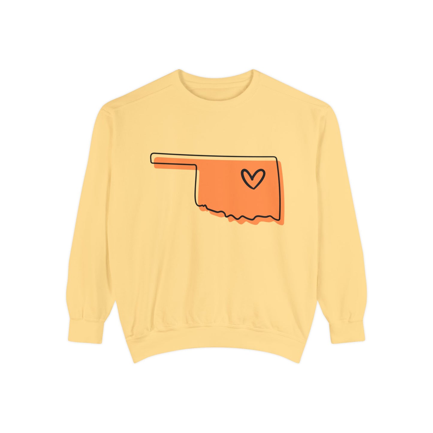 "Oklahoma Love" Comfort Colors Sweatshirt