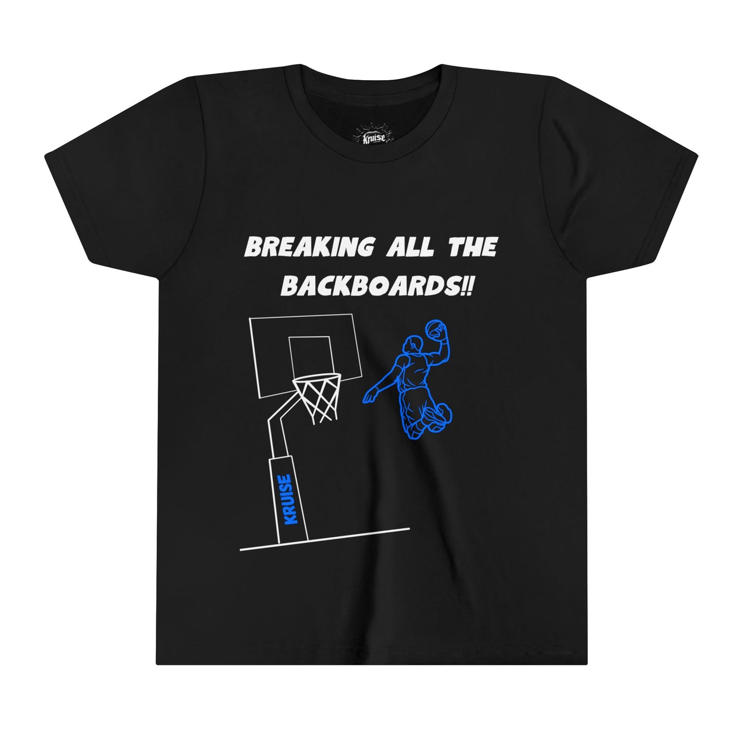 "Breaking All The Backboards" Kid's T-Shirt - Black