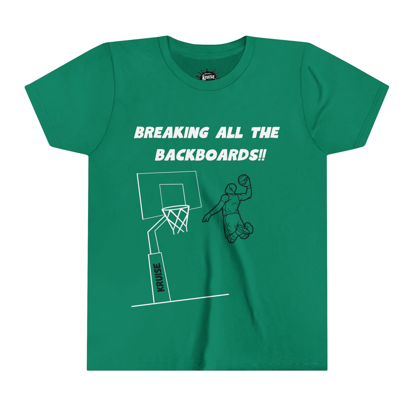"Breaking All The Backboards" Kid's T-Shirt - Green