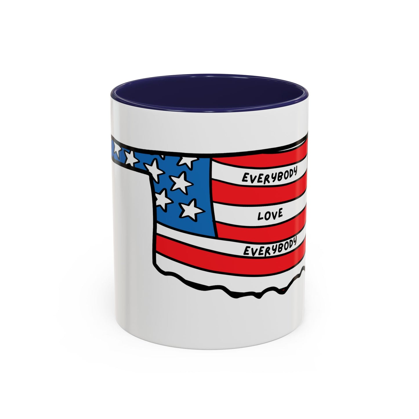 "Everybody Love Everybody" Oklahoma Edition - Accent Coffee Mug