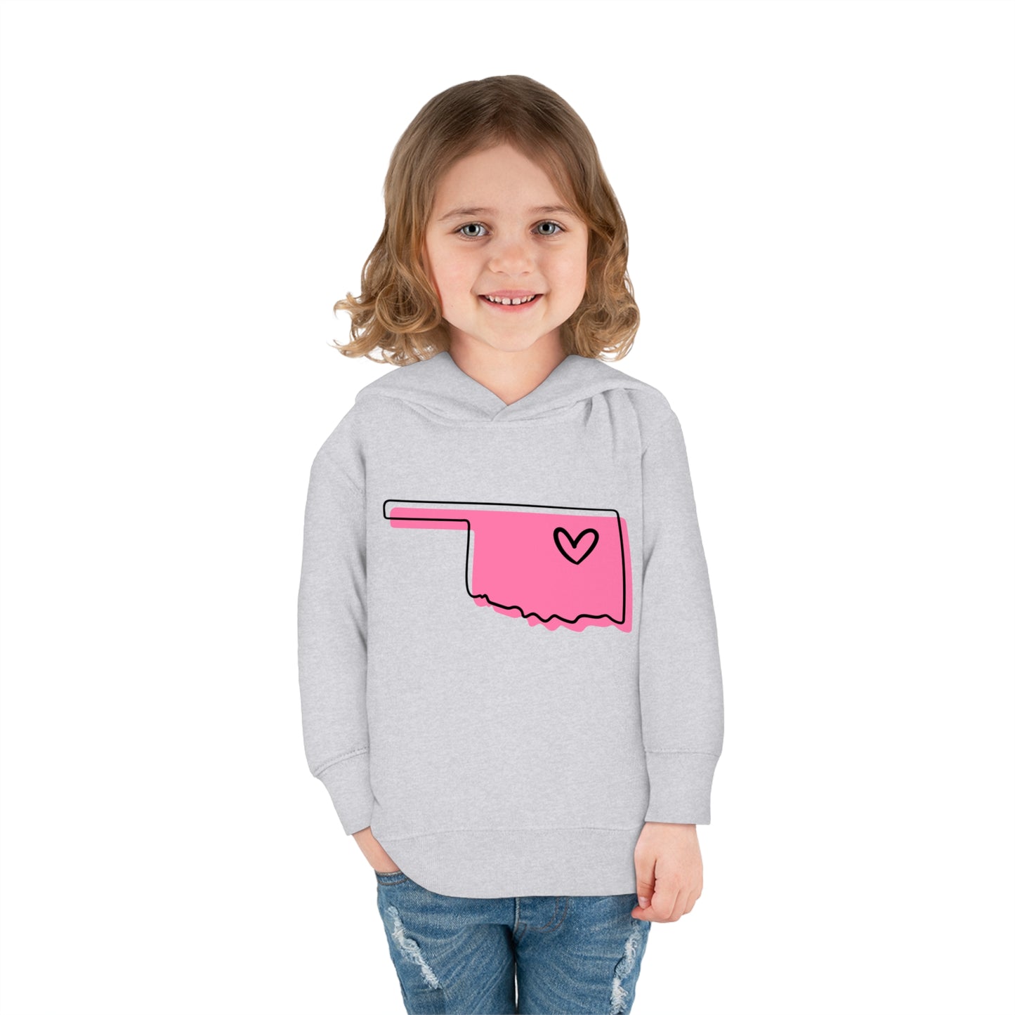 "Oklahoma Love" Kid's Fleece Hoodie (Sz 2T-6)