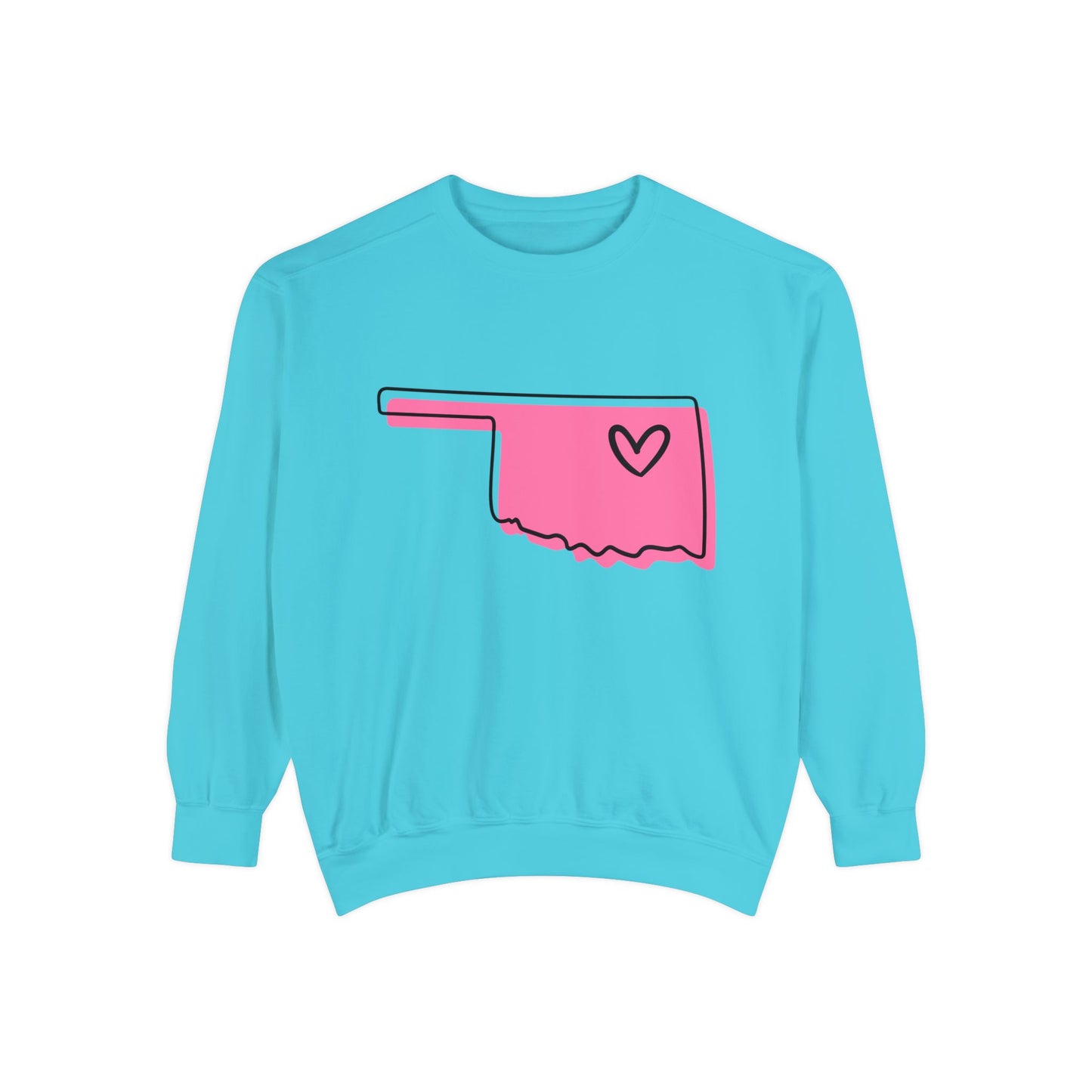 "Oklahoma Love" Comfort Colors Sweatshirt