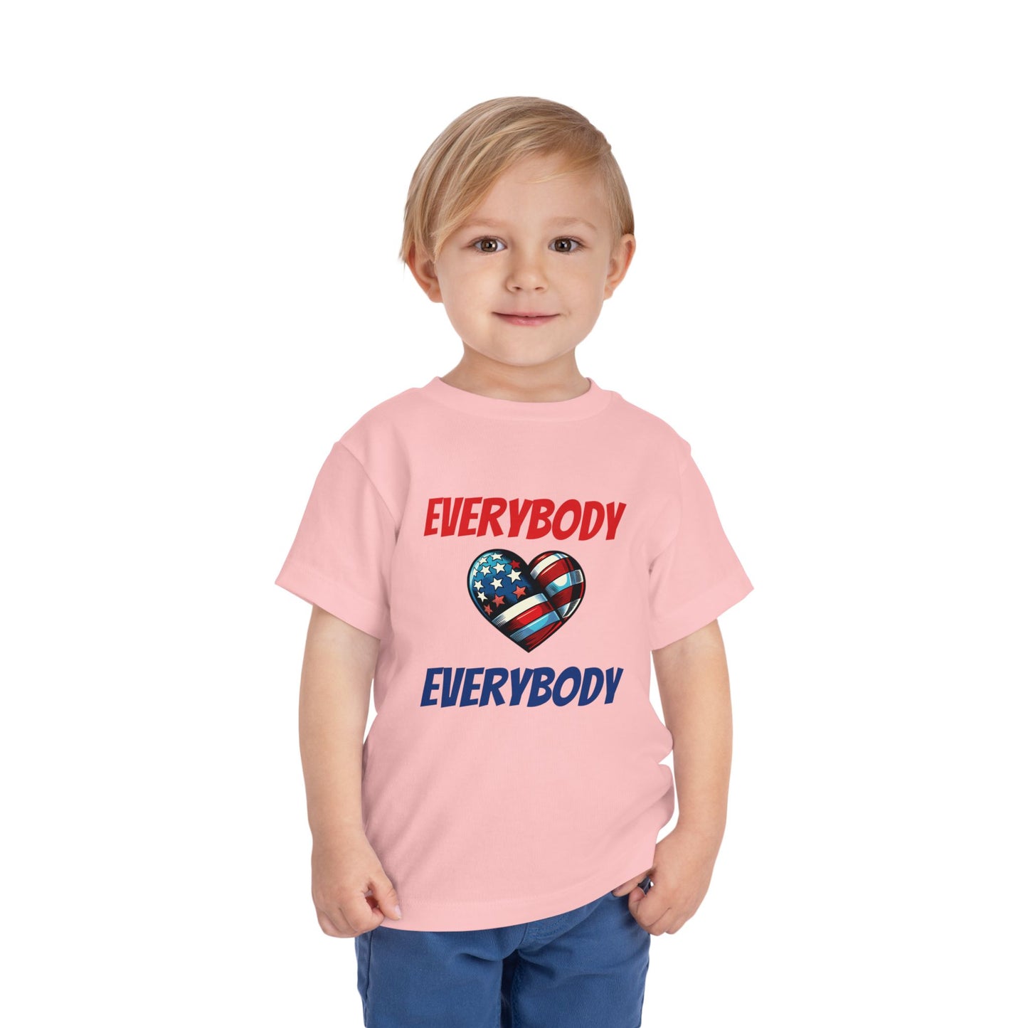 "Everybody Love Everybody" - Toddler T-Shirt - Heart Emoji