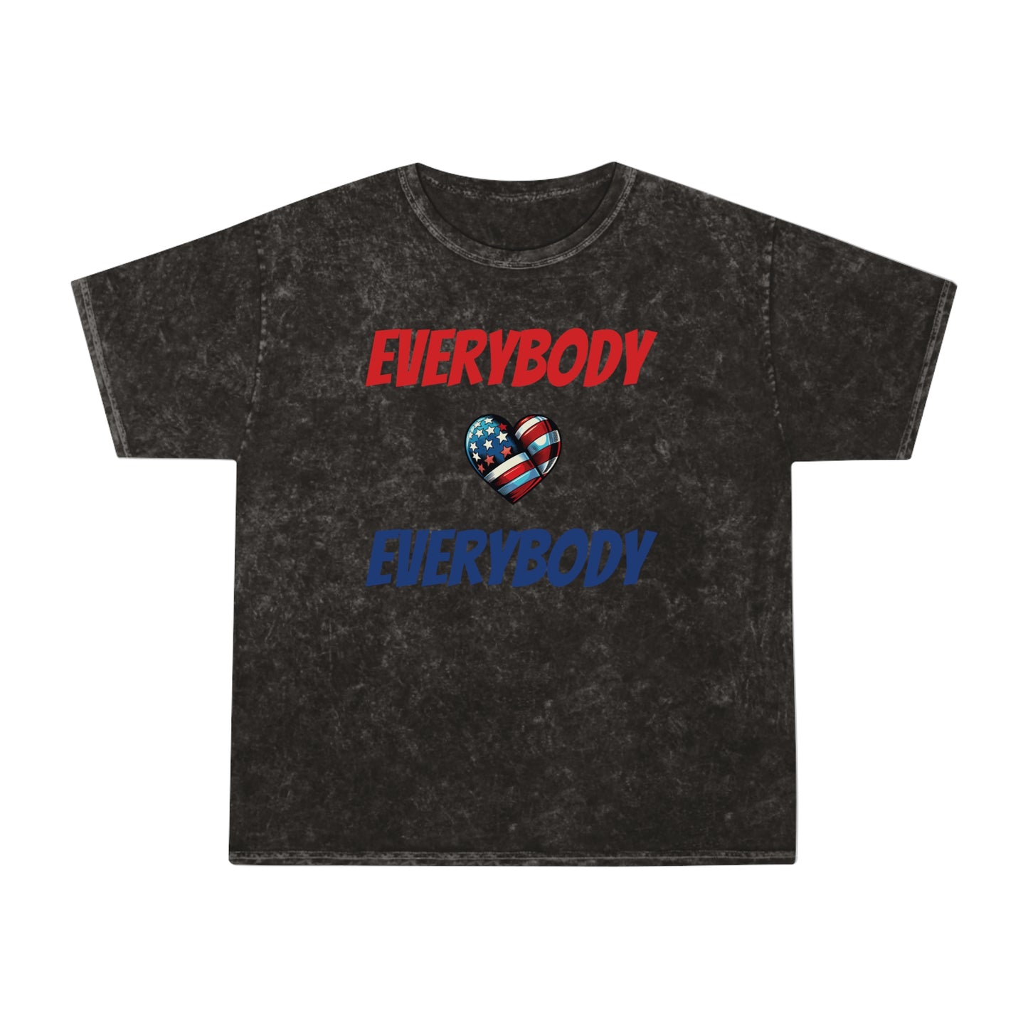 "Everybody Love Everybody" - Unisex Mineral Wash T-Shirt