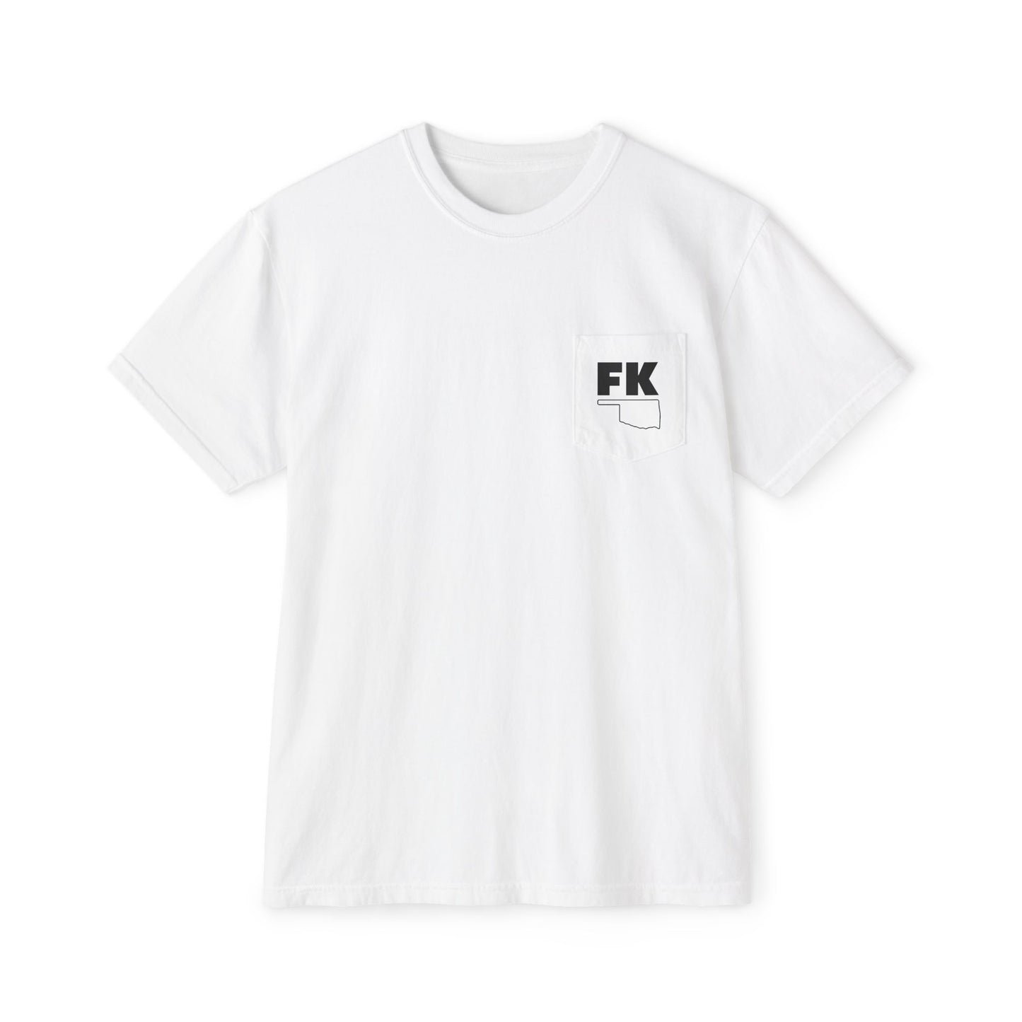 "The FK Oklahoma" - Comfort Colors Pocket T-Shirt