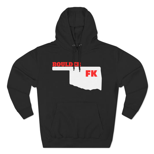 "The OG Boulder FK" Three-Panel Fleece Hoodie