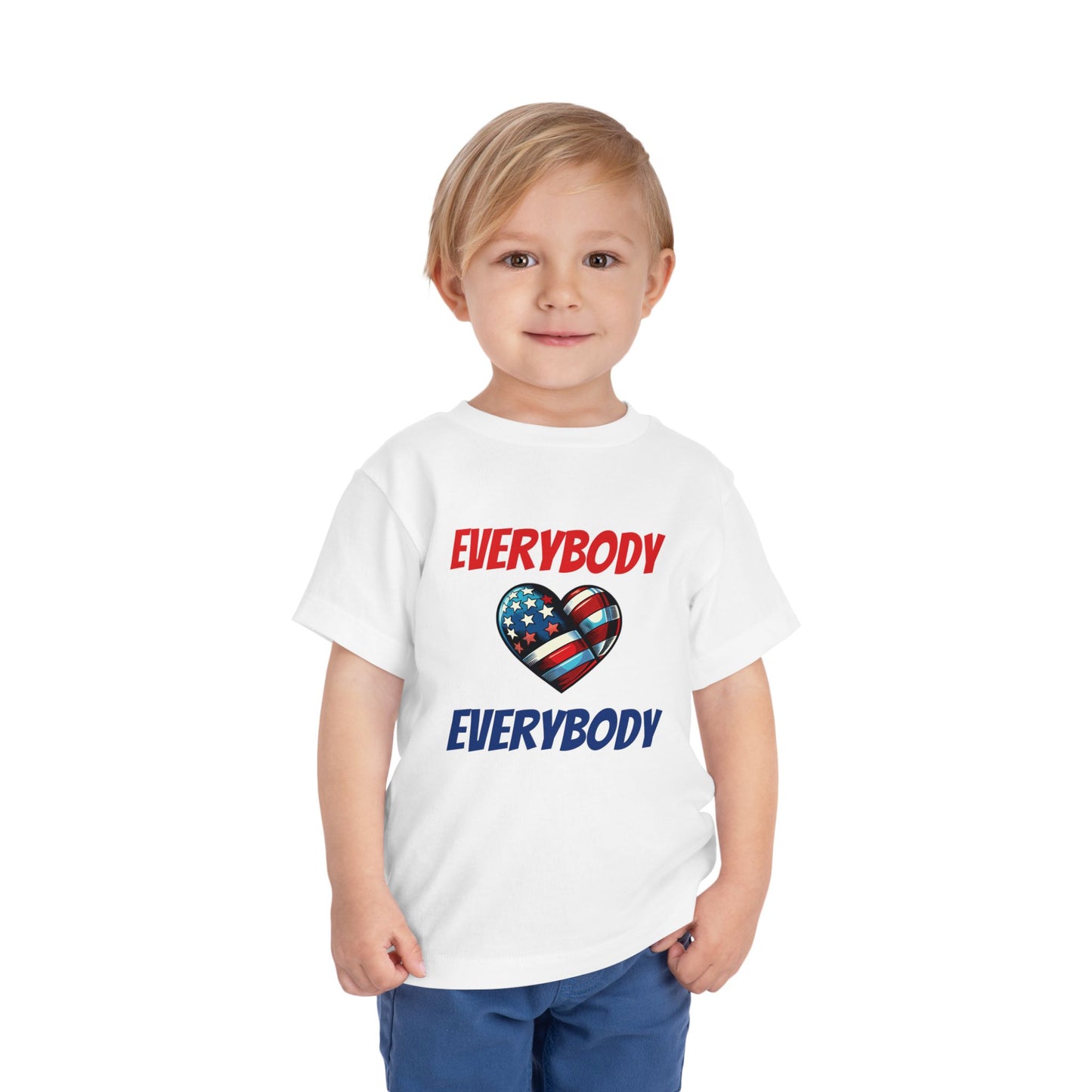 "Everybody Love Everybody" - Toddler T-Shirt - Heart Emoji