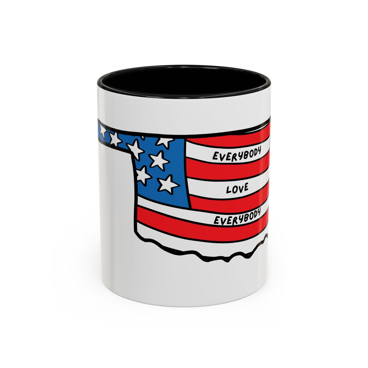 "Everybody Love Everybody" Oklahoma Edition - Accent Coffee Mug