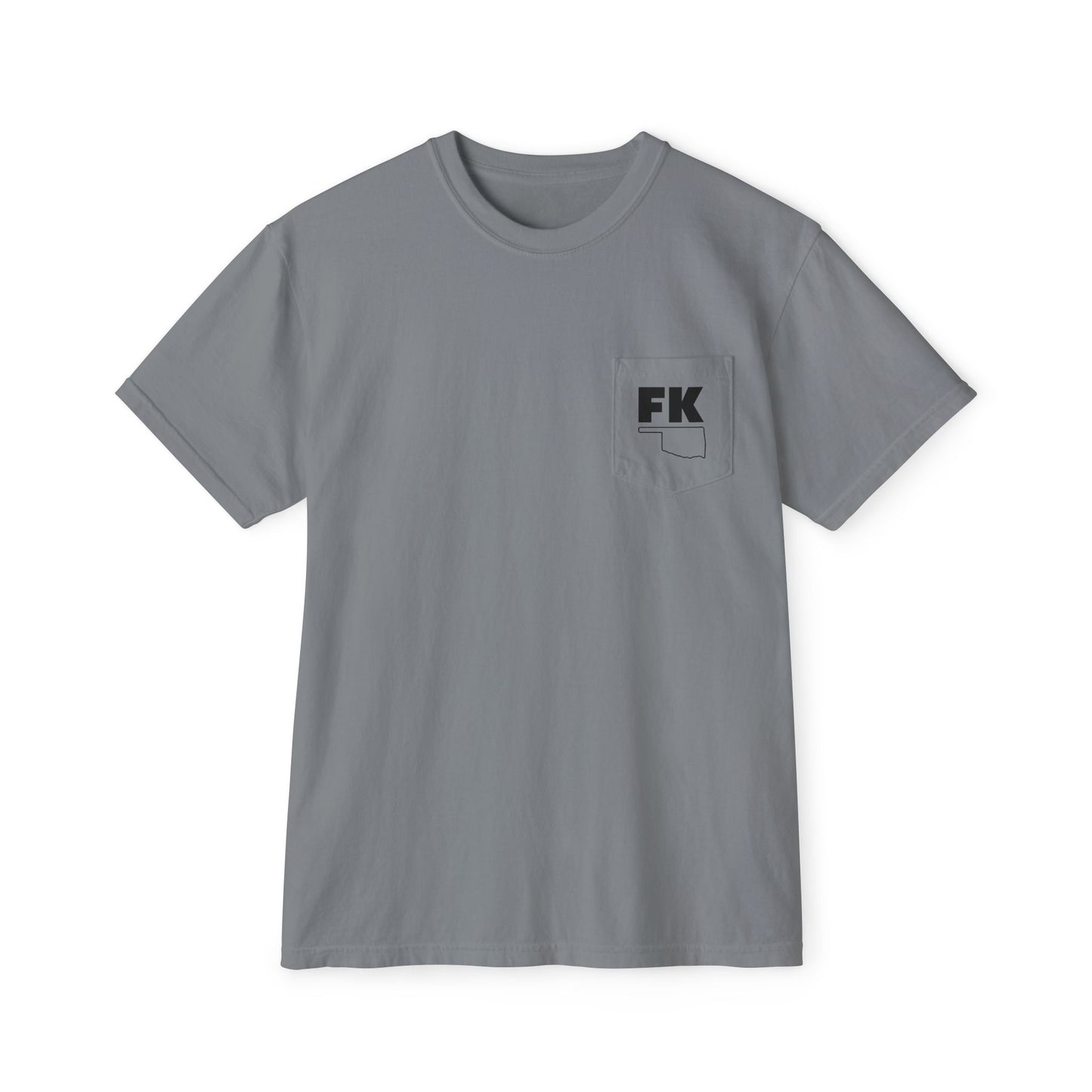 "The FK Oklahoma" - Comfort Colors Pocket T-Shirt