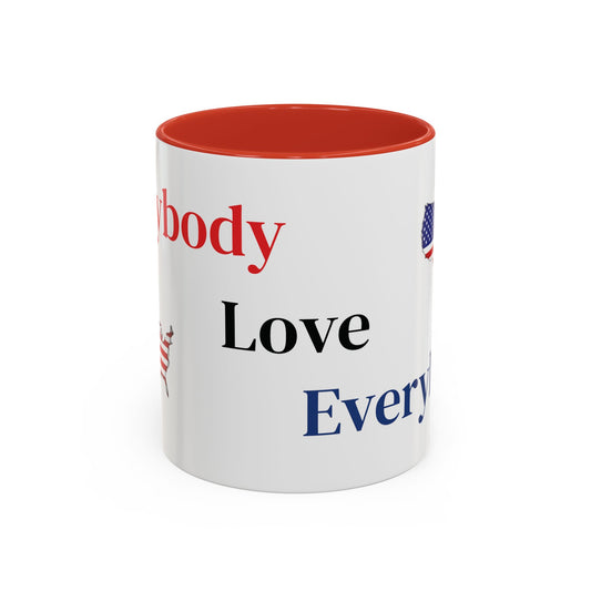 Everybody Love Everybody Accent Coffee Mug