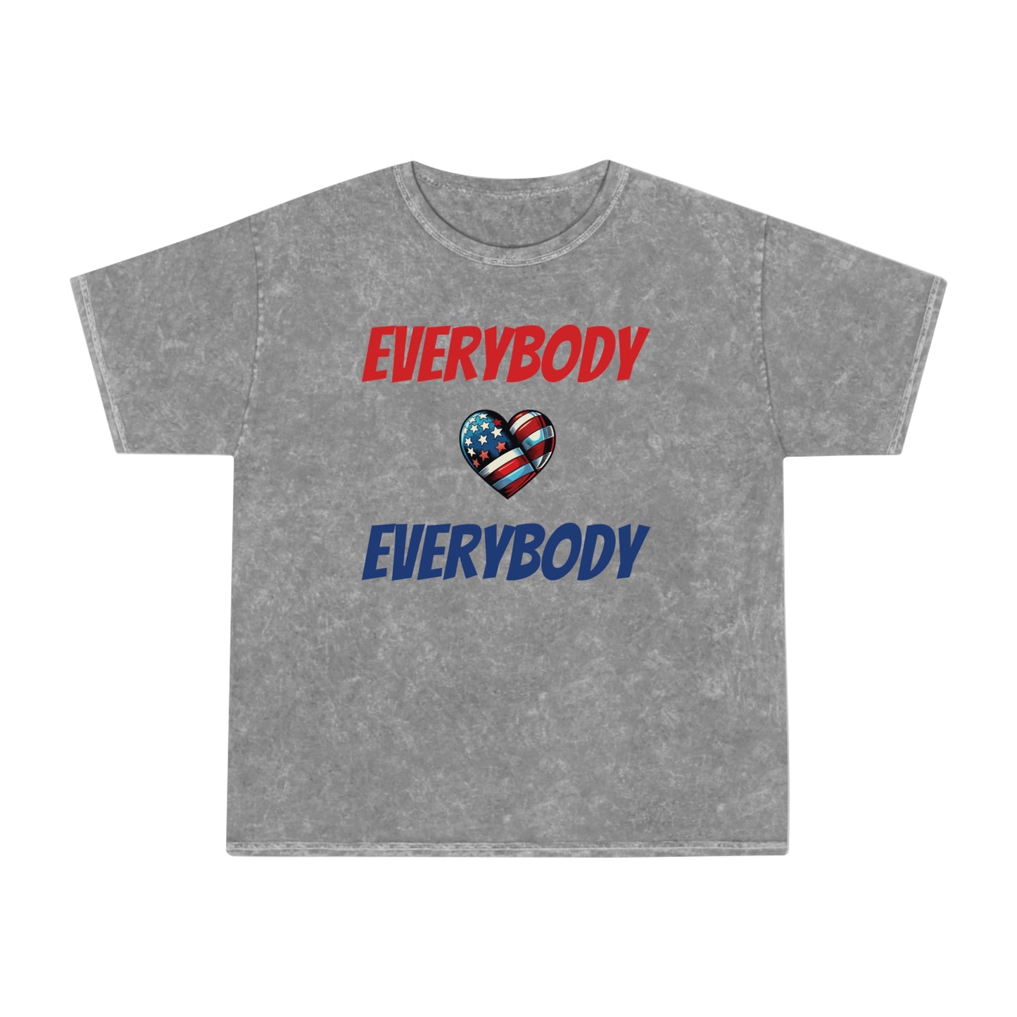 "Everybody Love Everybody" - Unisex Mineral Wash T-Shirt