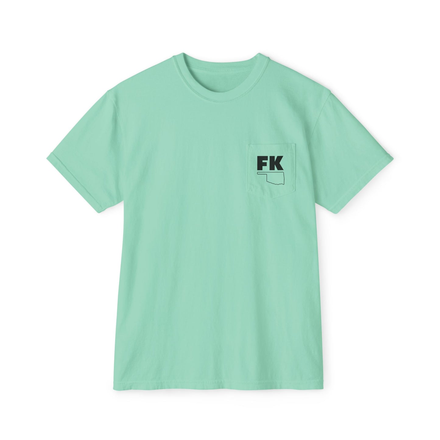 "The FK Oklahoma" - Comfort Colors Pocket T-Shirt