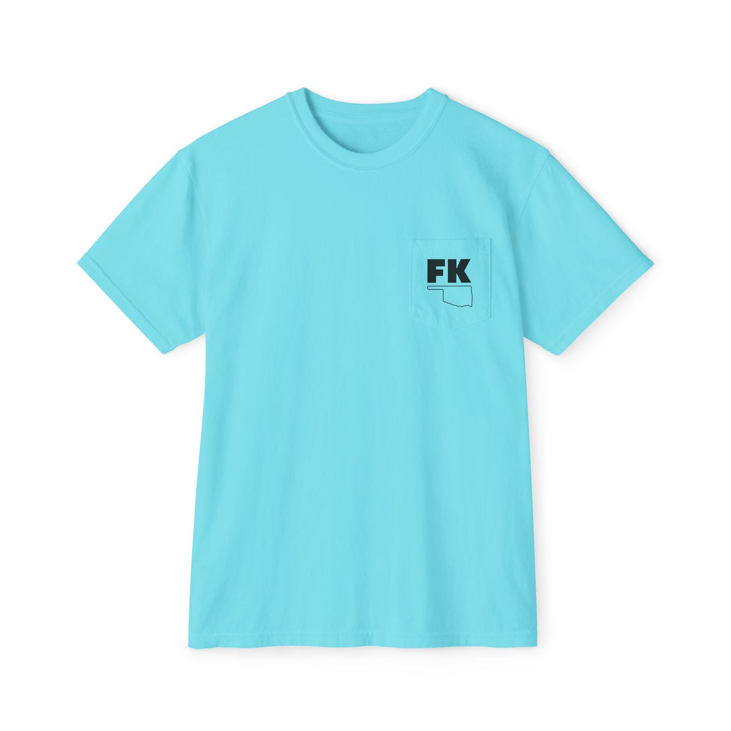 "The FK Oklahoma" - Comfort Colors Pocket T-Shirt