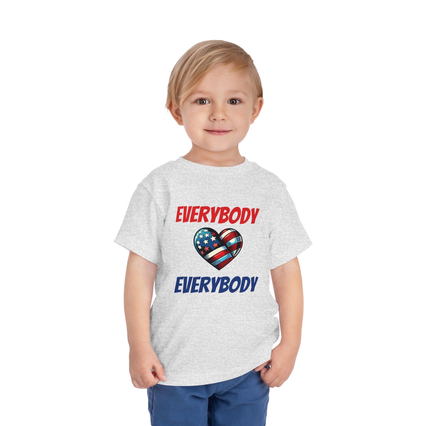 "Everybody Love Everybody" - Toddler T-Shirt - Heart Emoji